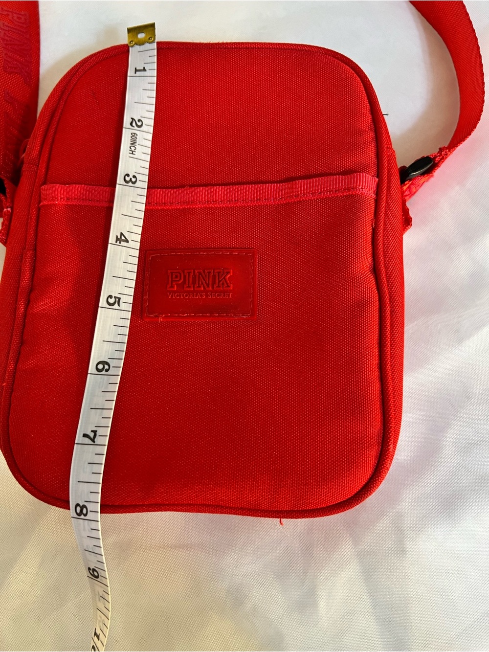 PINK Victoria's Secret Athleisure red crossbody purse - Picture 7 of 8